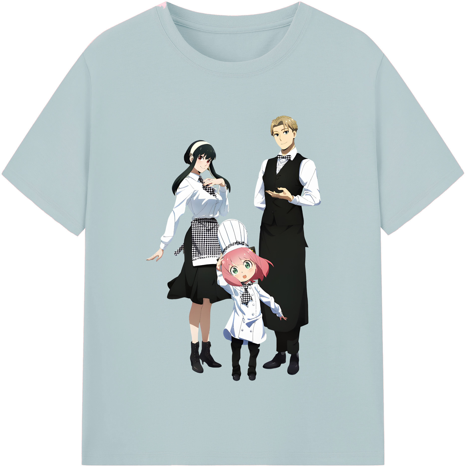 （画像用） SPY×FAMILY间谍家家酒 綿100％半袖Tシャツ（フロントプリント）